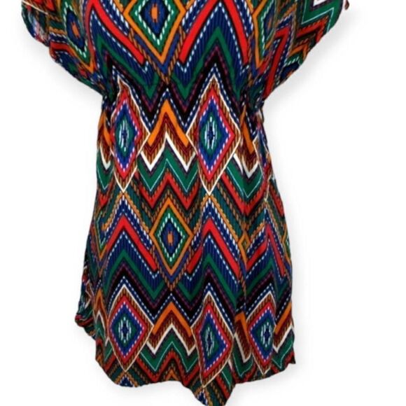 FOREVER 21 MULTICOLOR MINI DRESS SZ.S EUC. - Picture 3 of 8